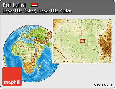 Physical Location Map of Ful Luini