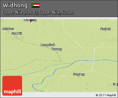 Physical Panoramic Map of Widhong