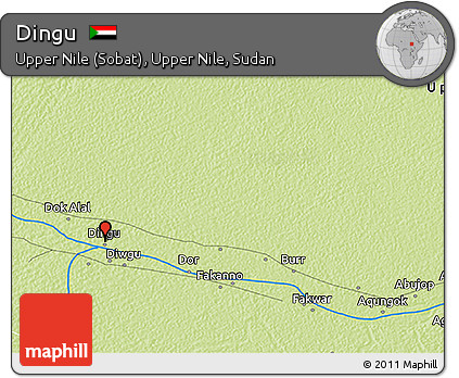 Physical 3D Map of Dingu