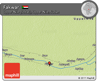Physical 3D Map of Fakwar