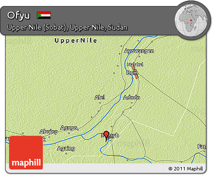 Physical 3D Map of Ofyu