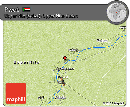Physical 3D Map of Pwot