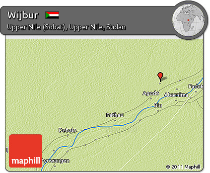 Physical 3D Map of Wijbur