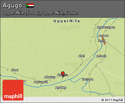 Physical 3D Map of Agugo