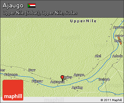 Physical 3D Map of Ajaugo