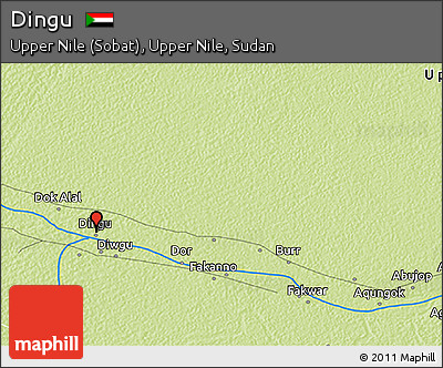 Physical 3D Map of Dingu