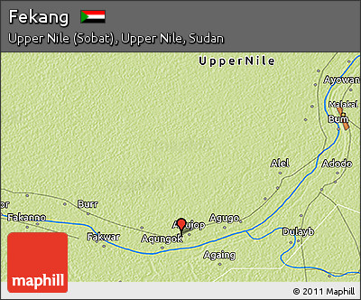 Physical 3D Map of Fekang