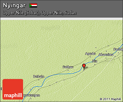 Physical 3D Map of Nyingar
