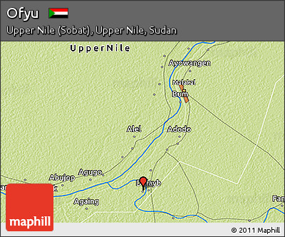 Physical 3D Map of Ofyu