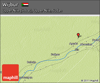 Physical 3D Map of Wijbur