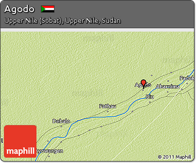 Physical 3D Map of Agodo