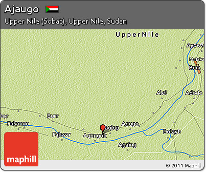 Physical 3D Map of Ajaugo