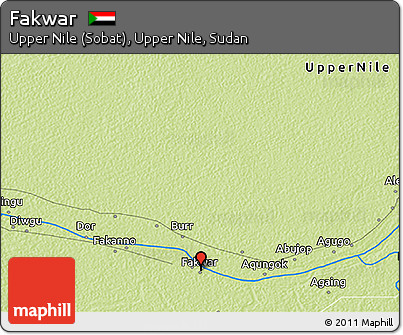 Physical 3D Map of Fakwar