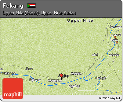 Physical 3D Map of Fekang