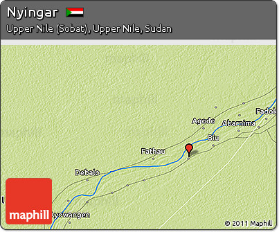 Physical 3D Map of Nyingar