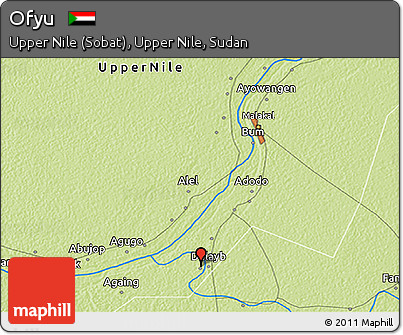 Physical 3D Map of Ofyu