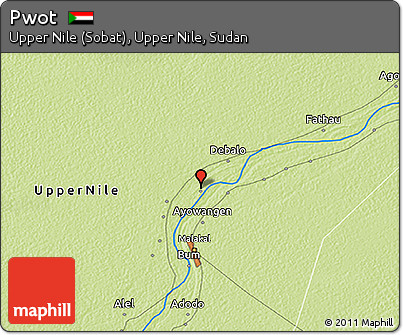 Physical 3D Map of Pwot