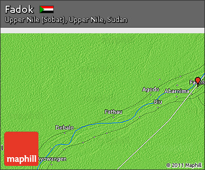 Political 3D Map of Fadok