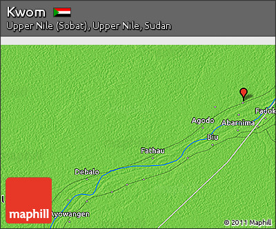 Political 3D Map of Kwom
