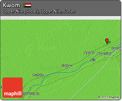 Political 3D Map of Kwom