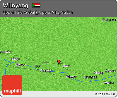 Political 3D Map of Wilnyang