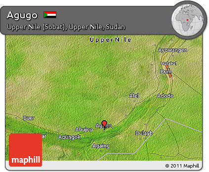 Satellite 3D Map of Agugo