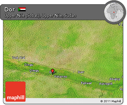 Satellite 3D Map of Dor