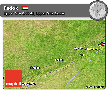 Satellite 3D Map of Fadok