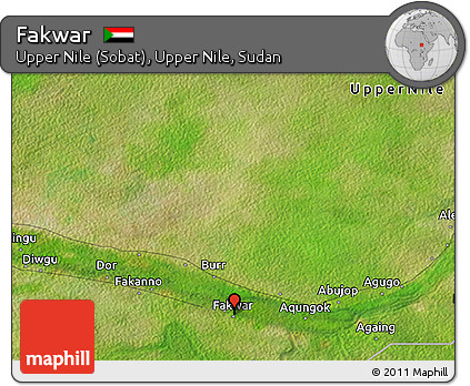 Satellite 3D Map of Fakwar