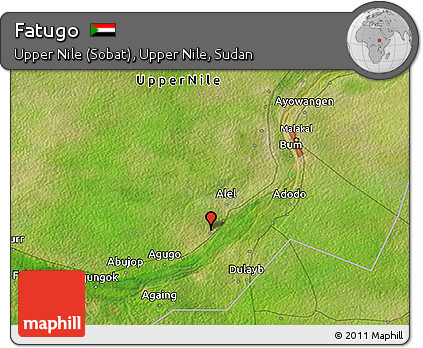 Satellite 3D Map of Fatugo