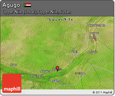 Satellite 3D Map of Agugo