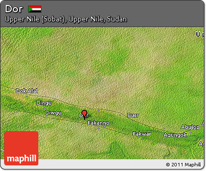 Satellite 3D Map of Dor