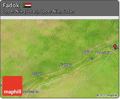 Satellite 3D Map of Fadok