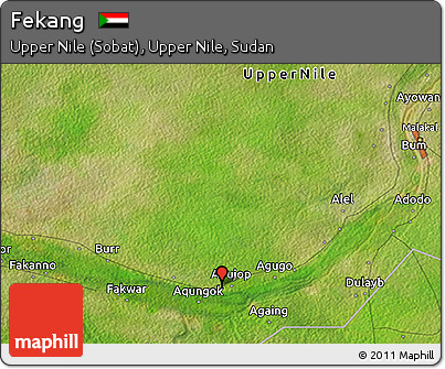 Satellite 3D Map of Fekang