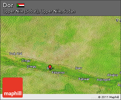 Satellite 3D Map of Dor