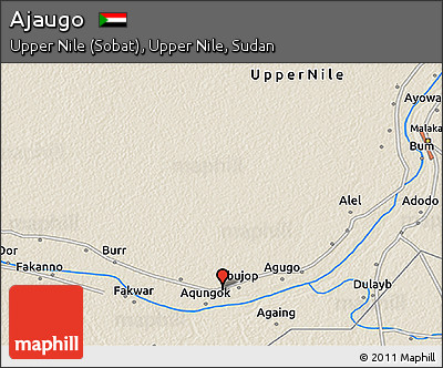Shaded Relief 3D Map of Ajaugo