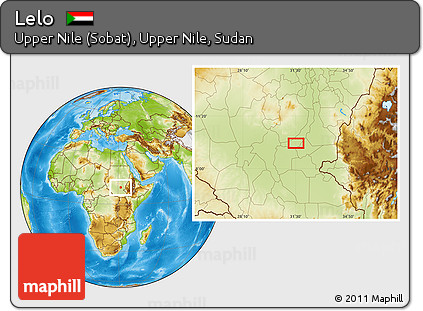 Physical Location Map of Lelo