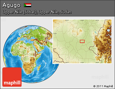 Physical Location Map of Agugo