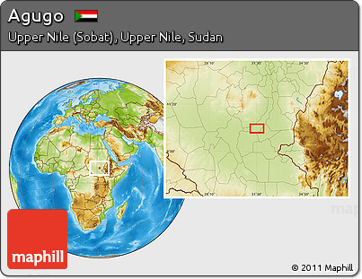 Physical Location Map of Agugo