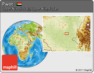 Physical Location Map of Pwot