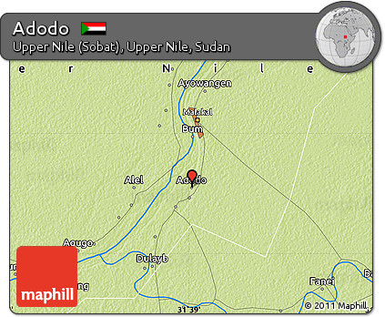 Physical Map of Adodo