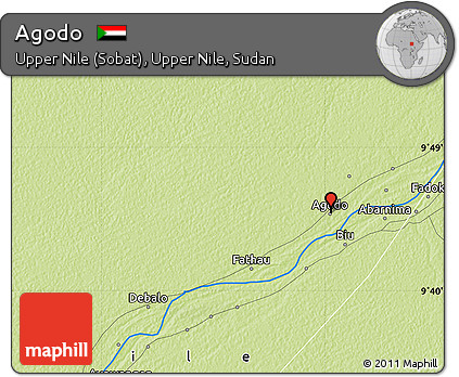 Physical Map of Agodo