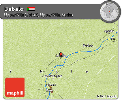 Physical Map of Debalo