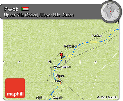 Physical Map of Pwot