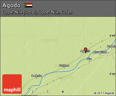 Physical Map of Agodo