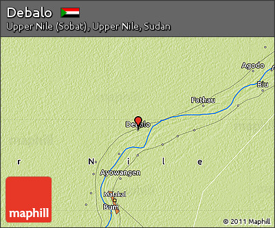 Physical Map of Debalo