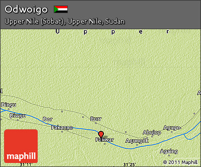 Physical Map of Odwoigo