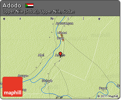 Physical Map of Adodo