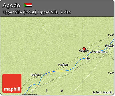 Physical Map of Agodo