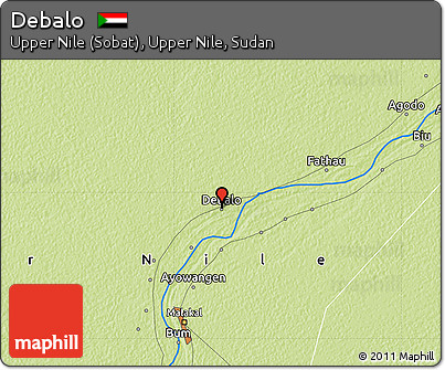 Physical Map of Debalo